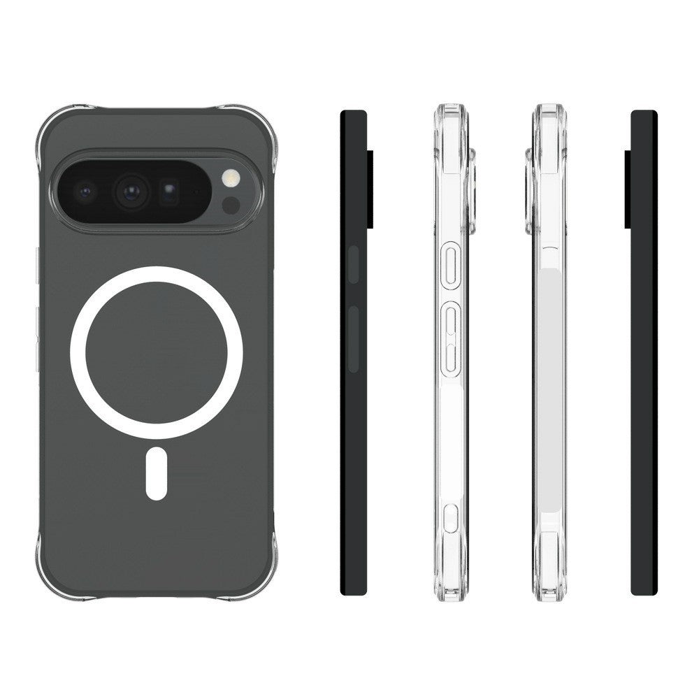 Transparente Airbag MagSafe/Magnet Silikon Hülle/Case für Google Pixel 11, 11 Pro, 11 Pro XL | ZITOCASES®