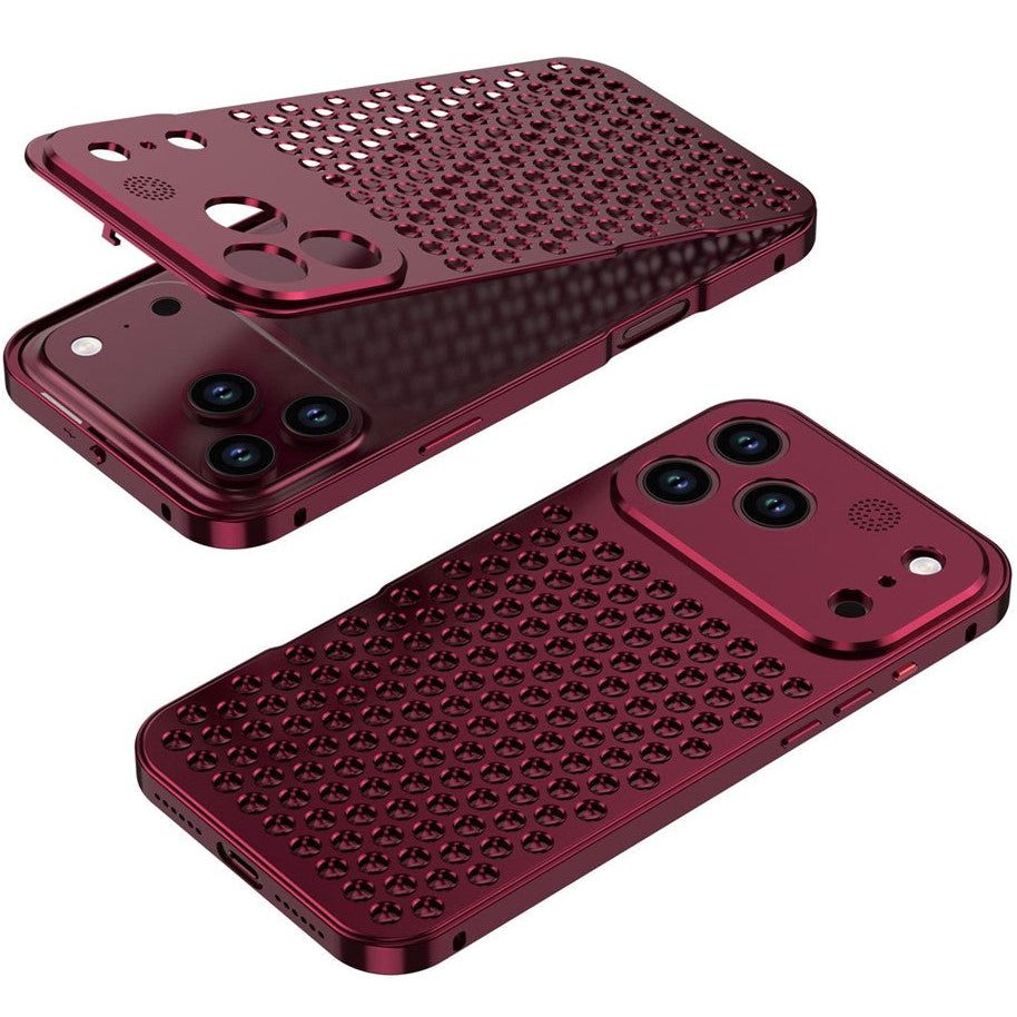 Kühlende/Wärmeableitende Aluminium Hülle/Case für iPhone 18 Pro, 18 Pro Max