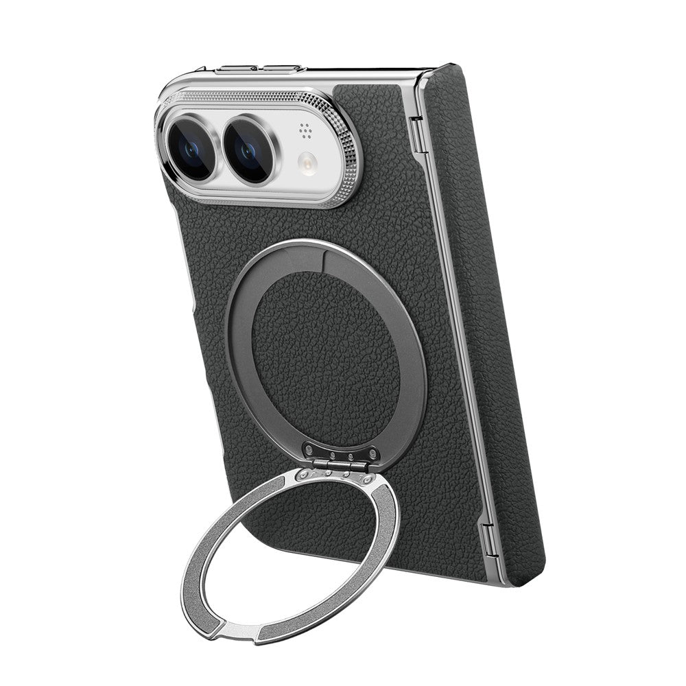 Stoßfeste Kunstleder MagSafe/Magnet Hülle/Case mit integriertem Ständer für iPhone Ultra | ZITOCASES®