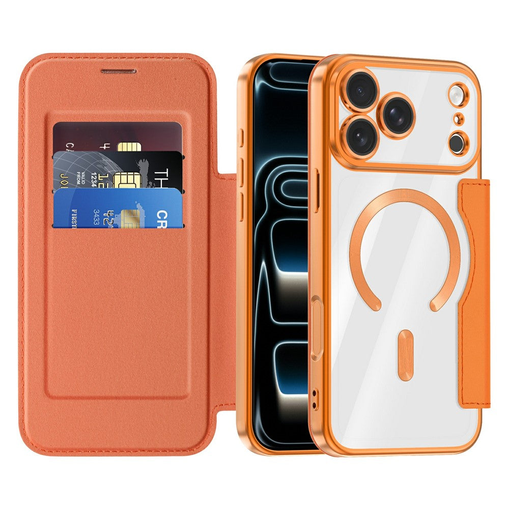 Karierte Kunstleder MagSafe/Magnet Klapphülle/Flipcase für iPhone 18 Pro, 18 Pro Max | ZITOCASES®