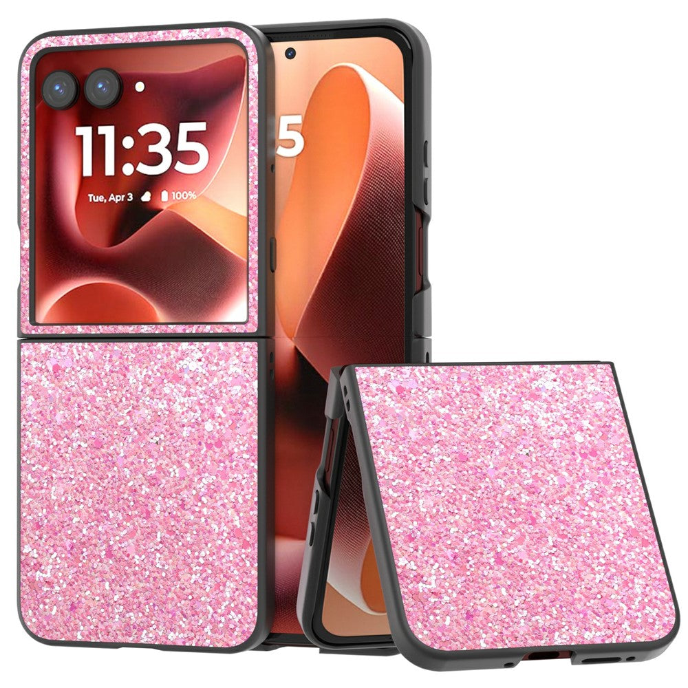 Glitzer Hartplastik Hülle/Case für Motorola Razr 70, 70 Plus, 70 Ultra