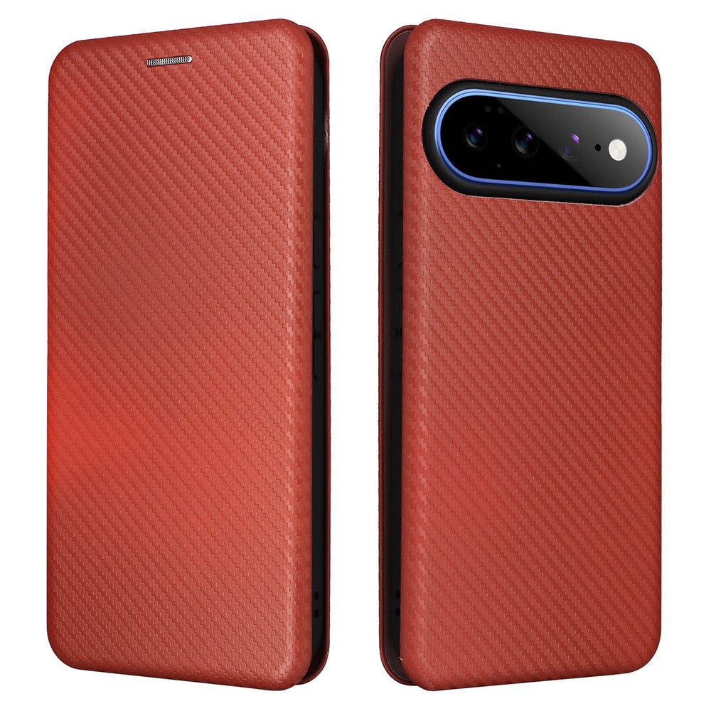 Carbon Optik Klapphülle/Flipcase für Google Pixel 11, 11 Pro, 11 Pro XL | ZITOCASES®