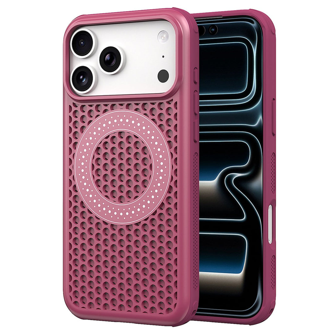 Gelochte/Wärmeableitende MagSafe/Magnet Silikon Hülle/Case für iPhone 18 Pro, 18 Pro Max | ZITOCASES®