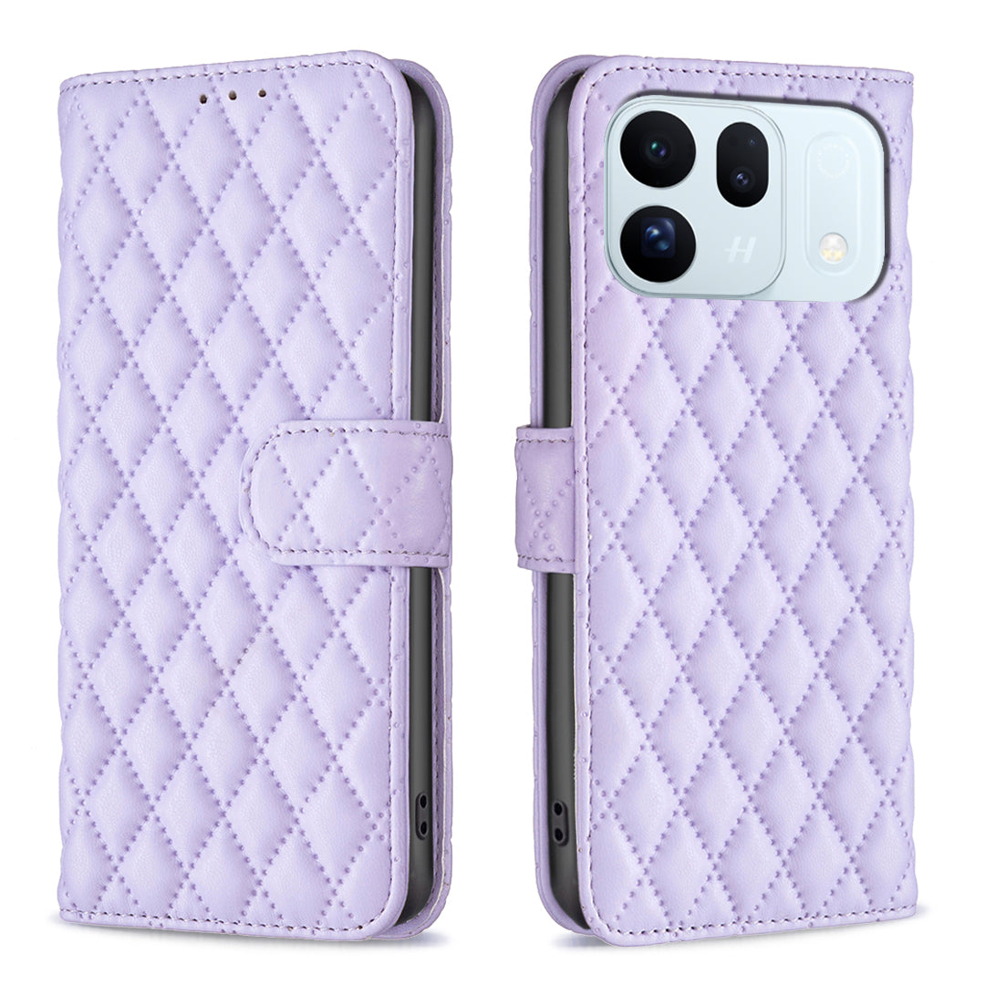Karierte Kunstleder Klapphülle/Flipcase für Oppo Find X10, X10 Pro Max
