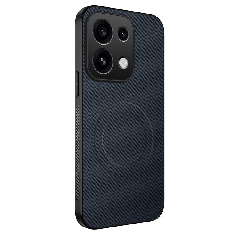 Carbon Optik Silikon MagSafe/Magnet Hülle/Case für Oppo Reno 16, 16 Pro, 16 FS, 16 F | ZITOCASES®