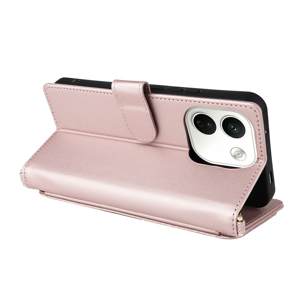 Karierte Portemonnaie/Geldbörse Kunstleder Klapphülle/Flipcase für Xiaomi Redmi Note 17, 17 Pro, 17 Pro Max