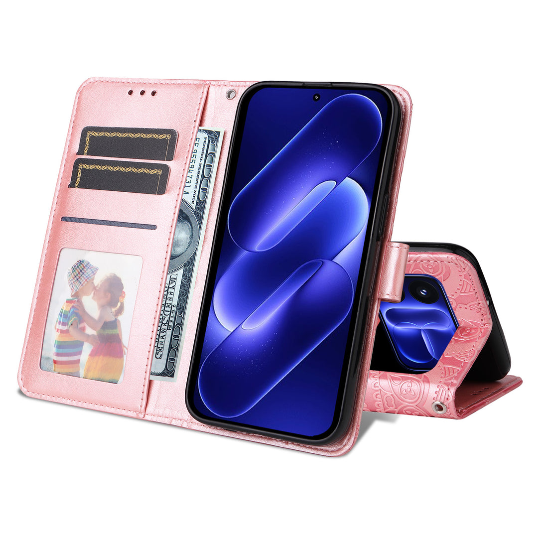 Blumen Kunstleder Klapphülle/Flipcase für Xiaomi 18 Pro, 18 Pro Max