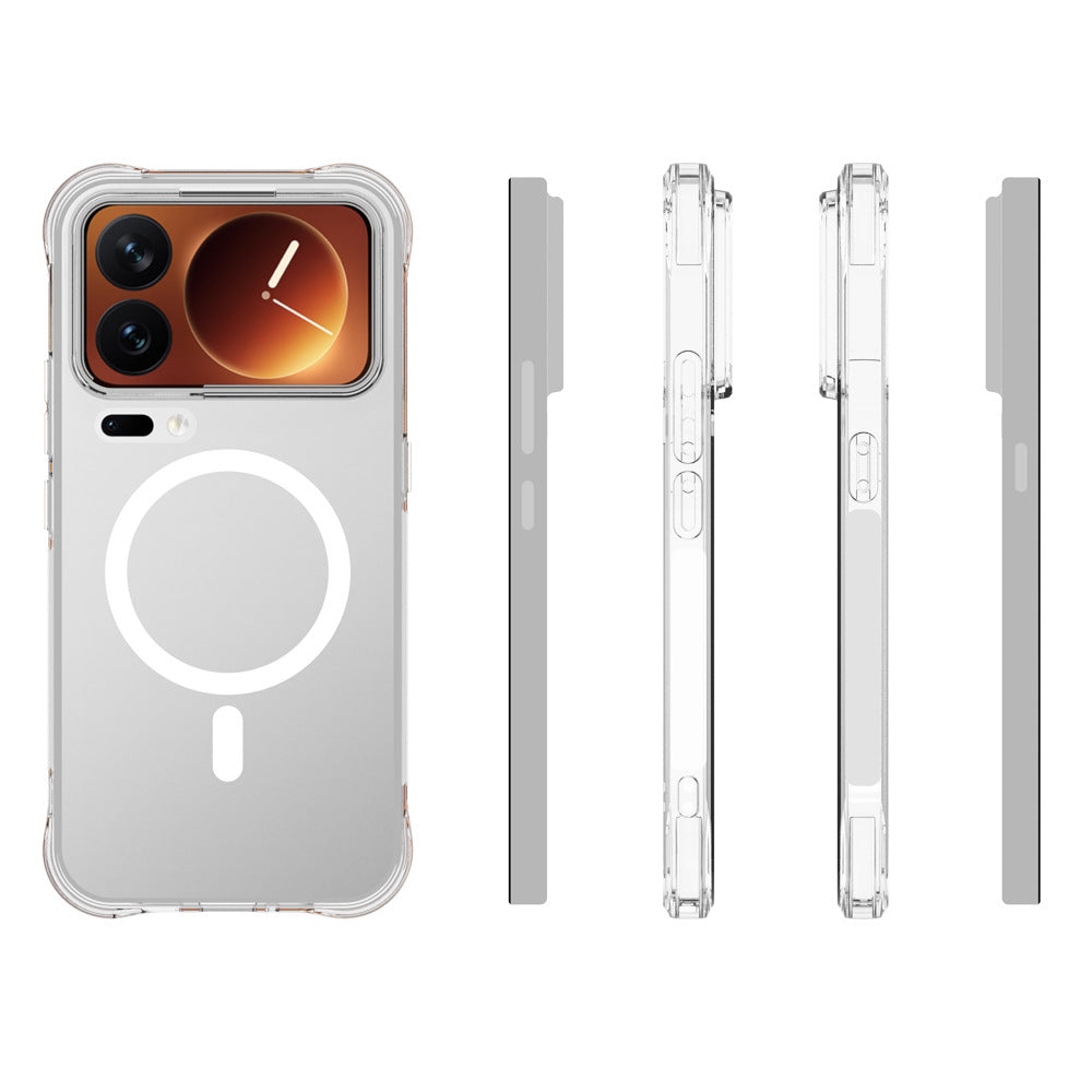 Transparente Airbag MagSafe/Magnet Hülle/Case für Xiaomi 18 Pro, 18 Pro Max