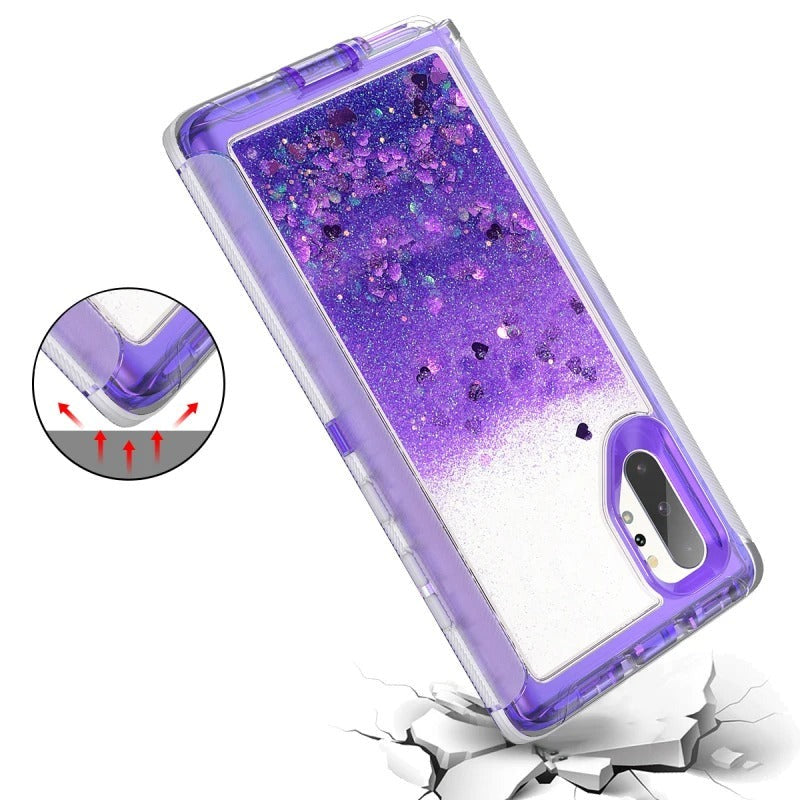 Stoßfeste Liquid/Glitzer Vollschutz Hülle/Case für Samsung Galaxy S24, S23, S22-Serie | ZITOCASES®