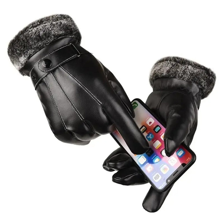 Smartphone Touchscreen Kunstleder-Handschuhe (Premium) | ZITOCASES®