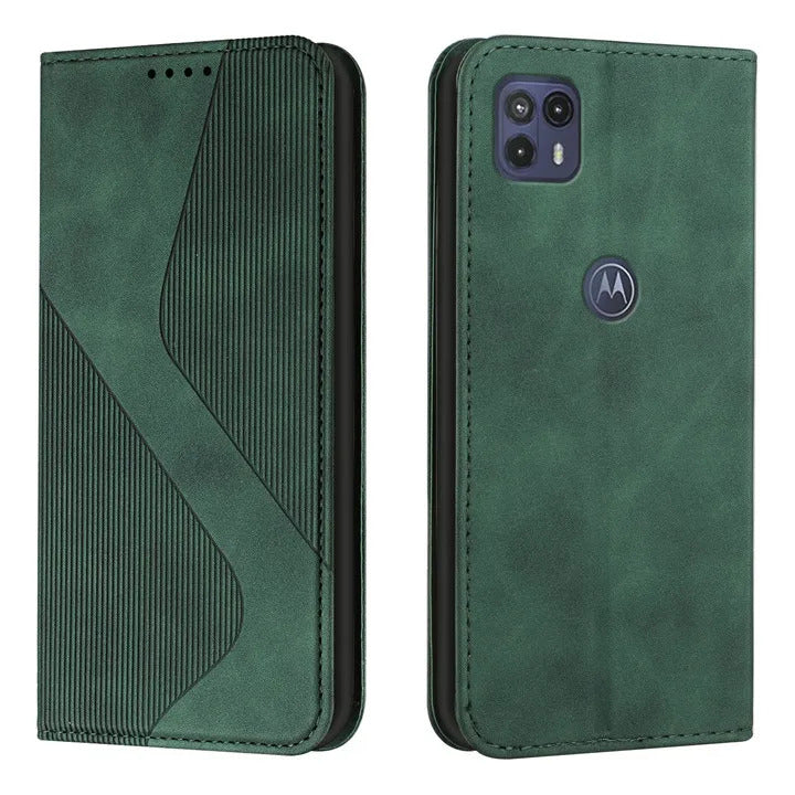 Edle Kunstleder Muster Klapp Hülle/Case für Motorola Edge - Serie | ZITOCASES®