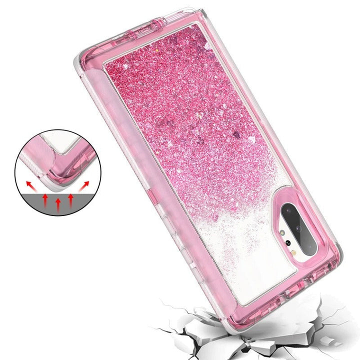 Stoßfeste Liquid/Glitzer Vollschutz Hülle/Case für Samsung Galaxy S24, S23, S22-Serie | ZITOCASES®