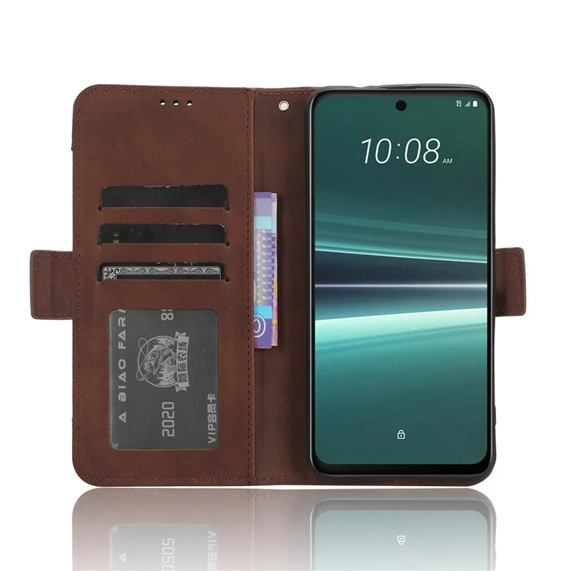 Kunstleder/Kartenfach Wallet Klapp Hülle/Flip Case für HTC U24 Pro, U23 Pro | ZITOCASES®