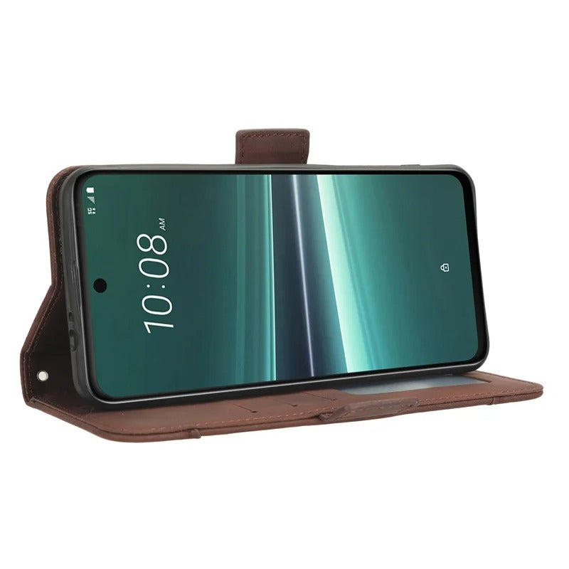 Kunstleder/Kartenfach Wallet Klapp Hülle/Flip Case für HTC U24 Pro, U23 Pro | ZITOCASES®