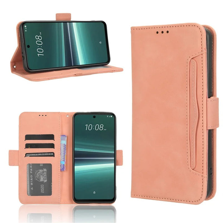 Kunstleder/Kartenfach Wallet Klapp Hülle/Flip Case für HTC U24 Pro, U23 Pro | ZITOCASES®