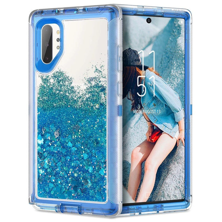 Stoßfeste Liquid/Glitzer Vollschutz Hülle/Case für Samsung Galaxy Note-Serie | ZITOCASES®