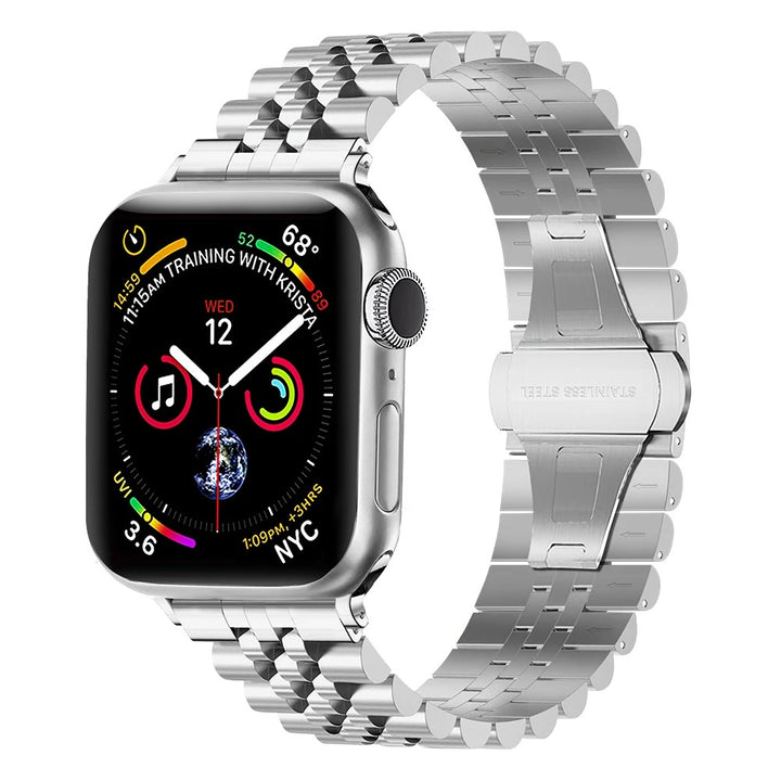 Jubilee Edelstahl Armband für Apple Watch Series 10, 9, 8, 7, 6, 5, 4, 3, 2, 1, SE, Ultra | ZITOCASES®