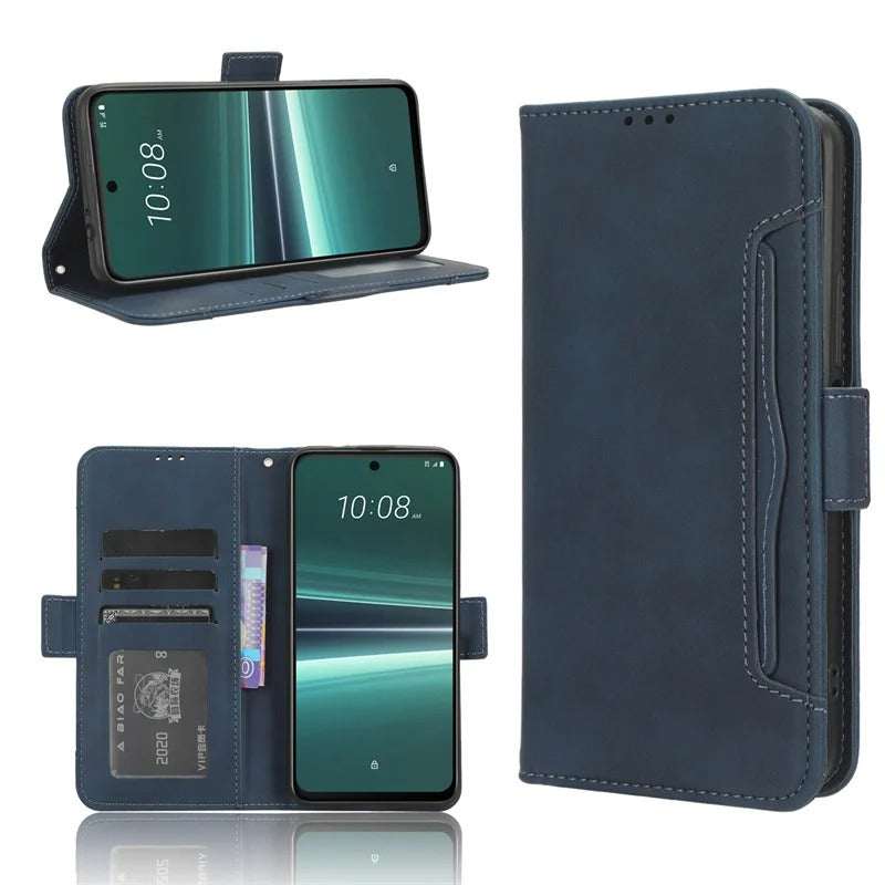 Kunstleder/Kartenfach Wallet Klapp Hülle/Flip Case für HTC U24 Pro, U23 Pro | ZITOCASES®