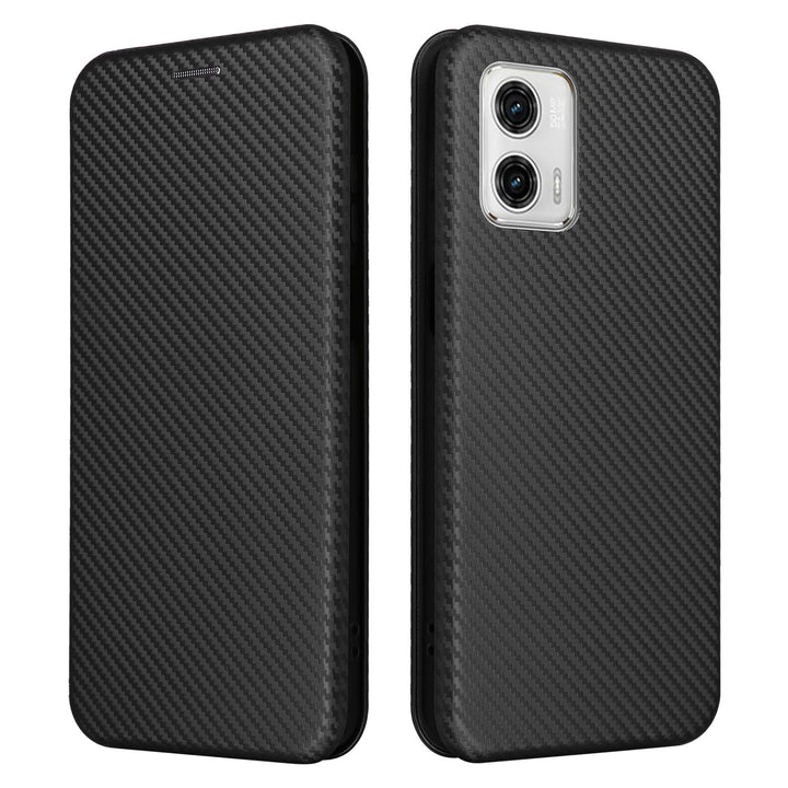 Carbon Klapp Hülle/Case für Motorola Edge 50 Ultra, 50 Pro, 50 Fusion, 40 Neo, 40 Pro, 40, 30, 30 Neo, 30 Fusion, 30 Pro, 30 Ultra, G100, G84, G82, G73, G72, G62, G54, G53, G51, G50, G42, G34, G32, G31, G30, G23, G22, G20, G13, G10 | ZITOCASES®