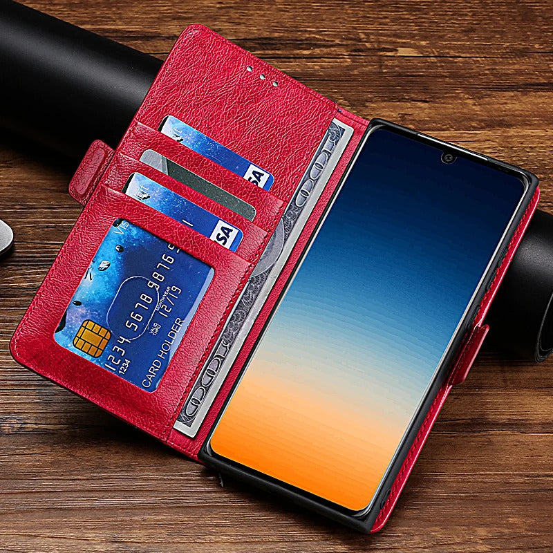 Mehrteilige/Design-Naht Kunstleder Klapp Hülle/Flip Case für Meizu 16, 16 Plus, 17, 17 Pro, 18, 18 Pro, 20 Infinity | ZITOCASES®