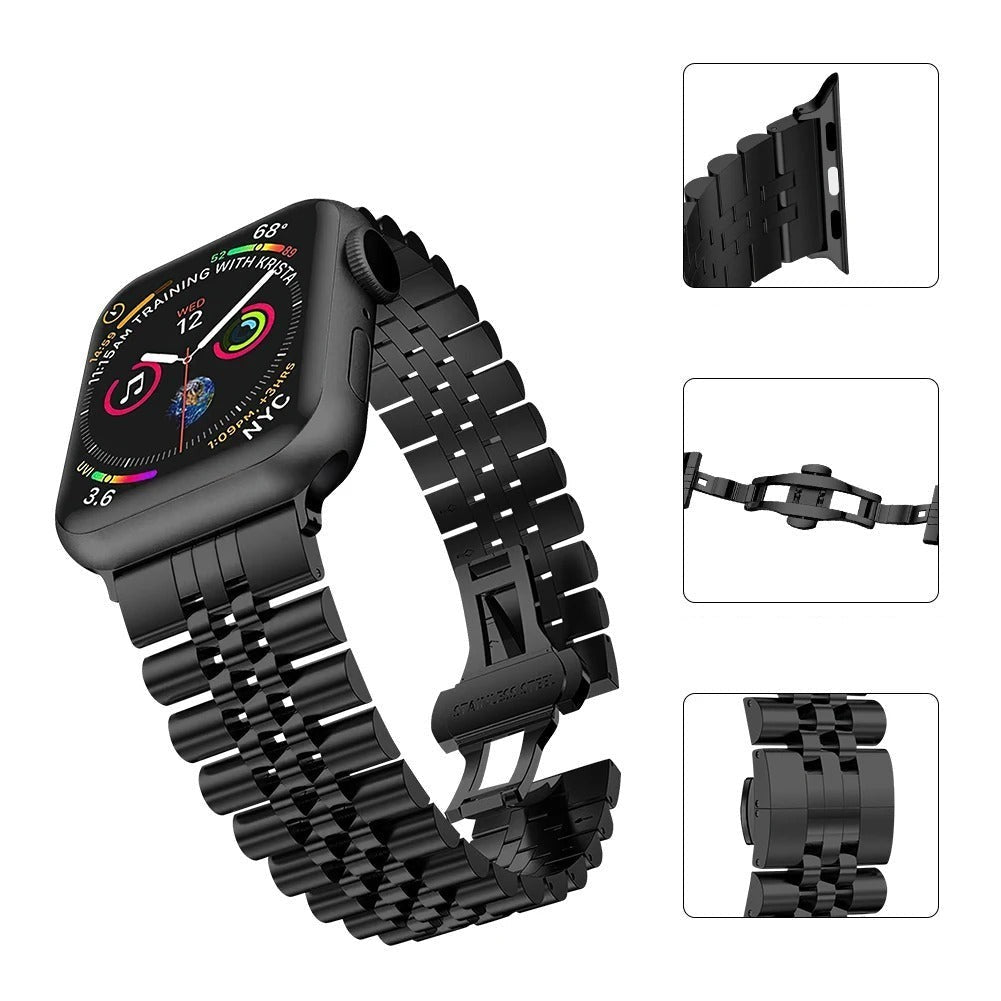 Jubilee Edelstahl Armband für Apple Watch Series 10, 9, 8, 7, 6, 5, 4, 3, 2, 1, SE, Ultra | ZITOCASES®