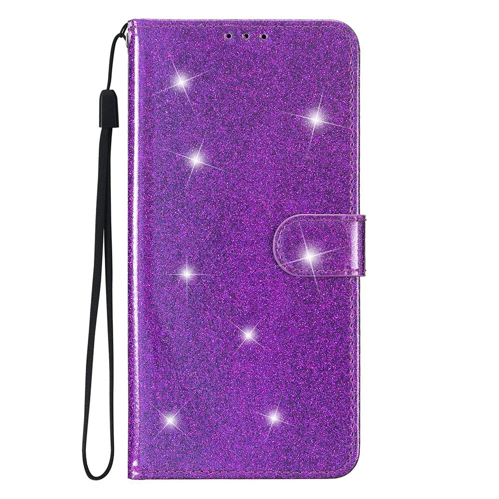 Glitzer Kunstleder Klapp Hülle/Flip Case für Oppo Reno 13, 13 Pro, 12, 12 Pro, 11, 11 Pro, 10, 10 Pro, 9, 9 Pro, 9 Pro Plus, 8, 8T, 8 Pro, 7, 7 Pro, 7 SE, 6, 4, 4Z, 4 Pro, Find X8, X8 Pro, X7, X7 Ultra, X6, X6 Pro, X5, X5 Pro, X5 Lite | ZITOCASES®