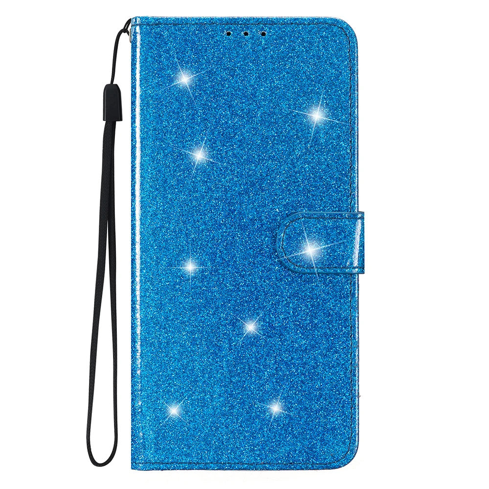 Glitzer Kunstleder Klapp Hülle/Flip Case für Oppo Reno 13, 13 Pro, 12, 12 Pro, 11, 11 Pro, 10, 10 Pro, 9, 9 Pro, 9 Pro Plus, 8, 8T, 8 Pro, 7, 7 Pro, 7 SE, 6, 4, 4Z, 4 Pro, Find X8, X8 Pro, X7, X7 Ultra, X6, X6 Pro, X5, X5 Pro, X5 Lite | ZITOCASES®