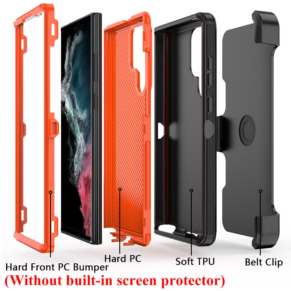 Vierteilige Outdoor Hülle/Case inkl. Clip/Auflage für Samsung Galaxy Note-Serie | ZITOCASES®