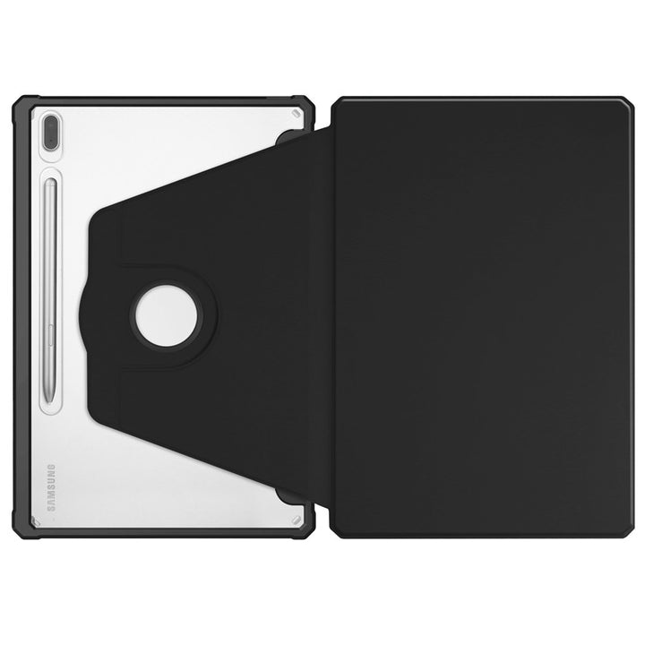 Transparente Airbag Kunstleder Hülle/Case inkl. Ständer/Auflage für Samsung Galaxy Tab S10 Plus, S10 Ultra, S9, S9 Plus, S9 Ultra, S8, S8 Plus, S8 Ultra, S7, S7 Plus, A7, A7 Lite, A8 | ZITOCASES®