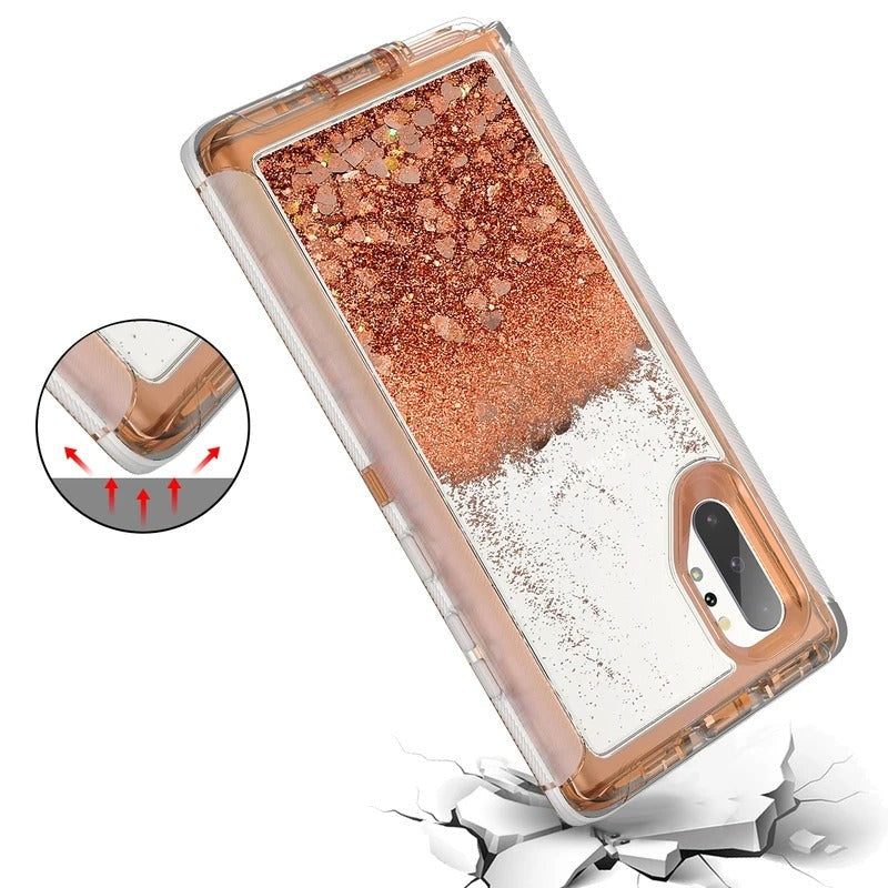 Stoßfeste Liquid/Glitzer Vollschutz Hülle/Case für Samsung Galaxy S25, Note-Serie | ZITOCASES®