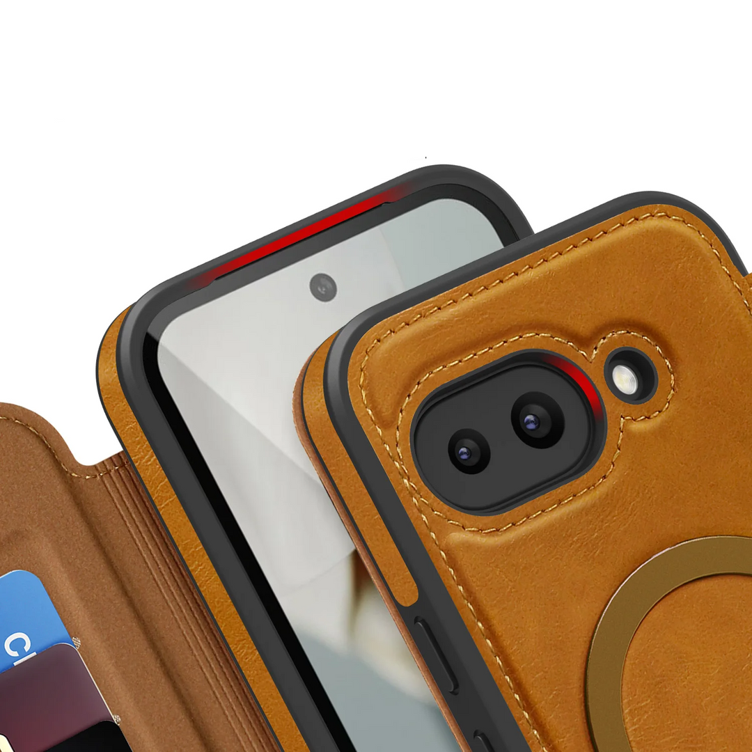 Bunte Kunstleder MagSafe/Magnet Klapp Hülle/Flip Case für Google Pixel 10, 10 Pro, 10 Pro XL, 9, 9 Pro, 9 Pro XL, 9A, 8, 8 Pro, 8A, 7, 7 Pro, 7A, 6 | ZITOCASES®