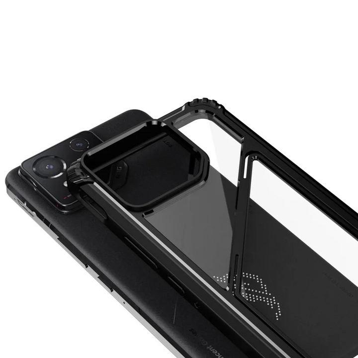 Kratzfeste Transparente Hülle/Case inkl. Ständer/Auflage für Asus ROG Phone 8, 8 Pro, 7 Ultimate, 7, 6D, 6D Ultimate, 6, 6 Pro, 5s, 5s Pro, 5, 5 Ultimate, 3, 2 | ZITOCASES®