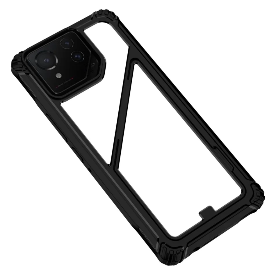 Kratzfeste Transparente Hülle/Case inkl. Ständer/Auflage für Asus ROG Phone 9, 9 Pro, 8, 8 Pro, 7 Ultimate, 7, 6D, 6D Ultimate, 6, 6 Pro, 5s, 5s Pro, 5, 5 Ultimate, 3, 2 | ZITOCASES®