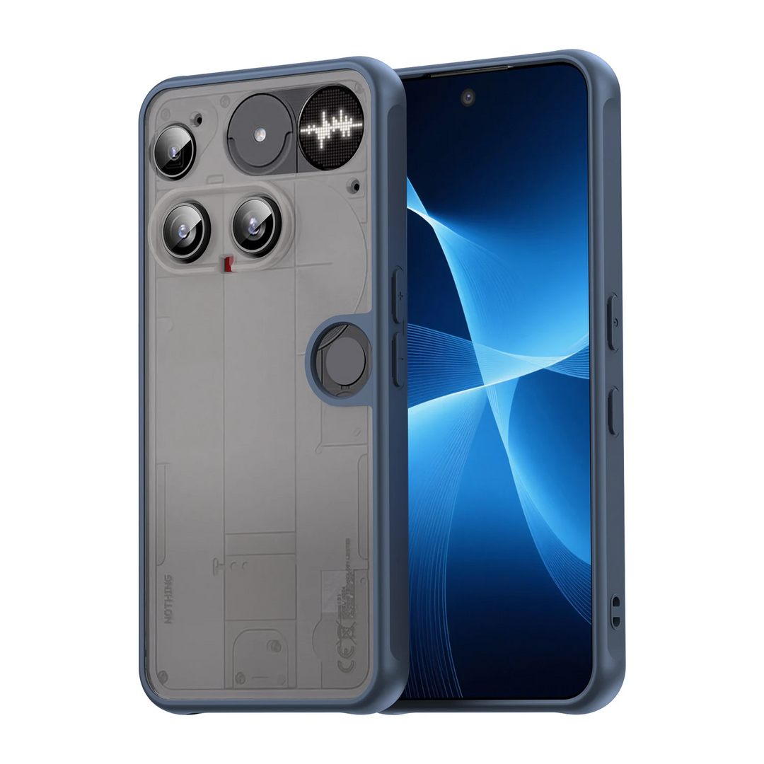 Transparente Silikon/Plastik Hülle/Case mit buntem Rahmen für Nothing Phone (3), (3a), (3a) Pro, (2), (2a), (2a) Plus, (1), CMF Phone 1, CMF Phone 2 Pro | ZITOCASES®