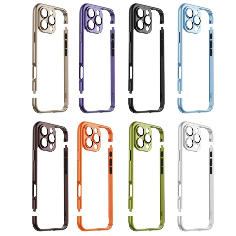 Aluminium Rahmen/Bumper Hülle/Case inkl. Kamera Vollschutz-Abdeckung für iPhone 16, 16 Plus, 16 Pro, 16 Pro Max, 16e, 15, 15 Plus, 15 Pro, 15 Pro Max, 14, 14 Plus, 14 Pro, 14 Pro Max, 13, 13 Pro, 13 Pro Max, 13 Mini, 12, 12 Pro, 12 Pro Max, 12 Mini | ZITOCASES®