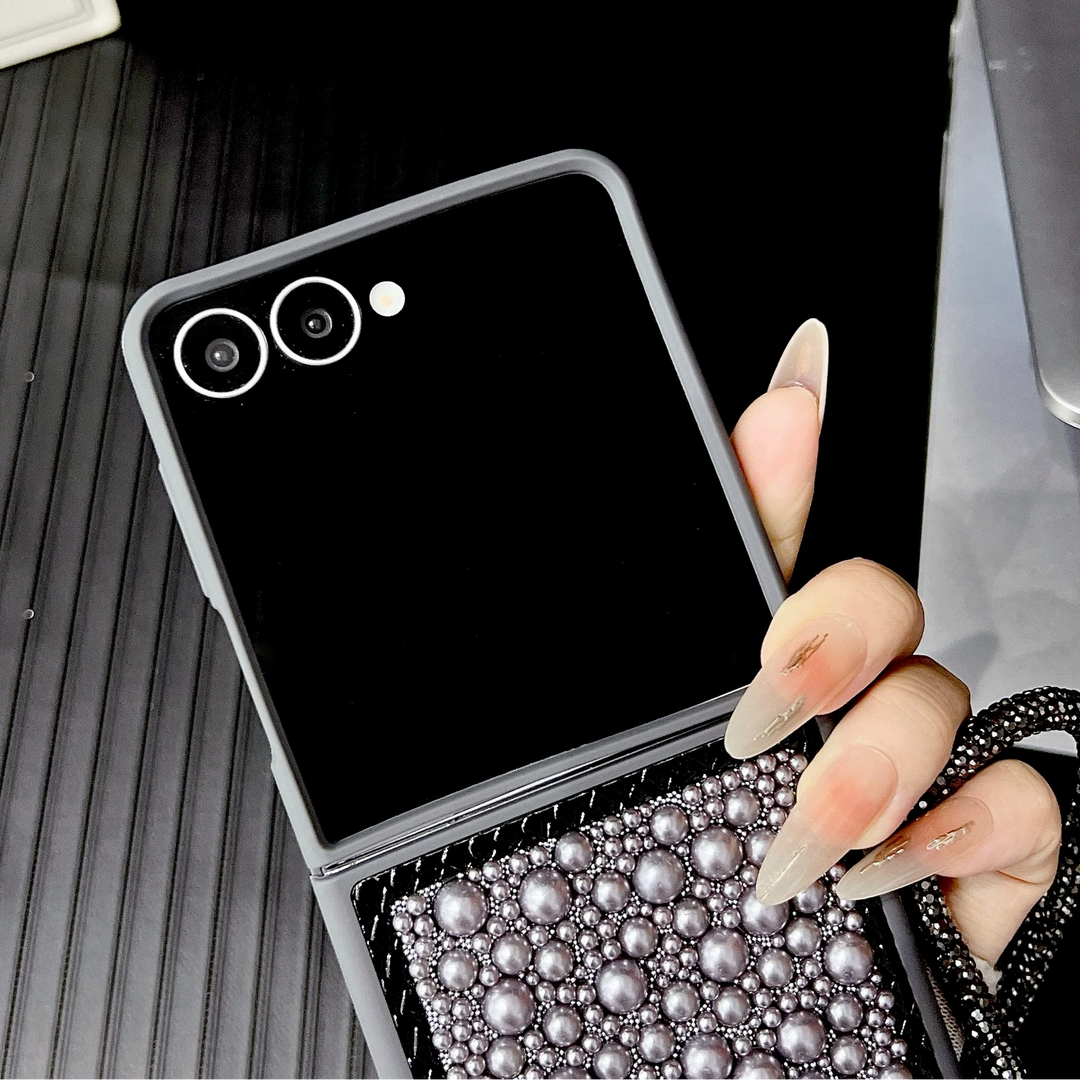 3D Perlen Design Hülle/Case (inkl. Band) für Samsung Galaxy Z Flip 7 FE, 7, 6, 5, 4, 3 | ZITOCASES®