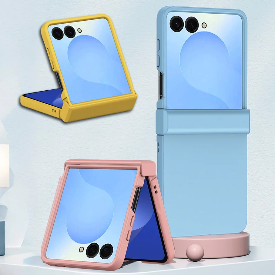 Bunte Plastik Hülle/Case inkl. Kantenschutz für Samsung Galaxy Z Flip 7 FE, 7, 6, 5, 4, 3 | ZITOCASES®
