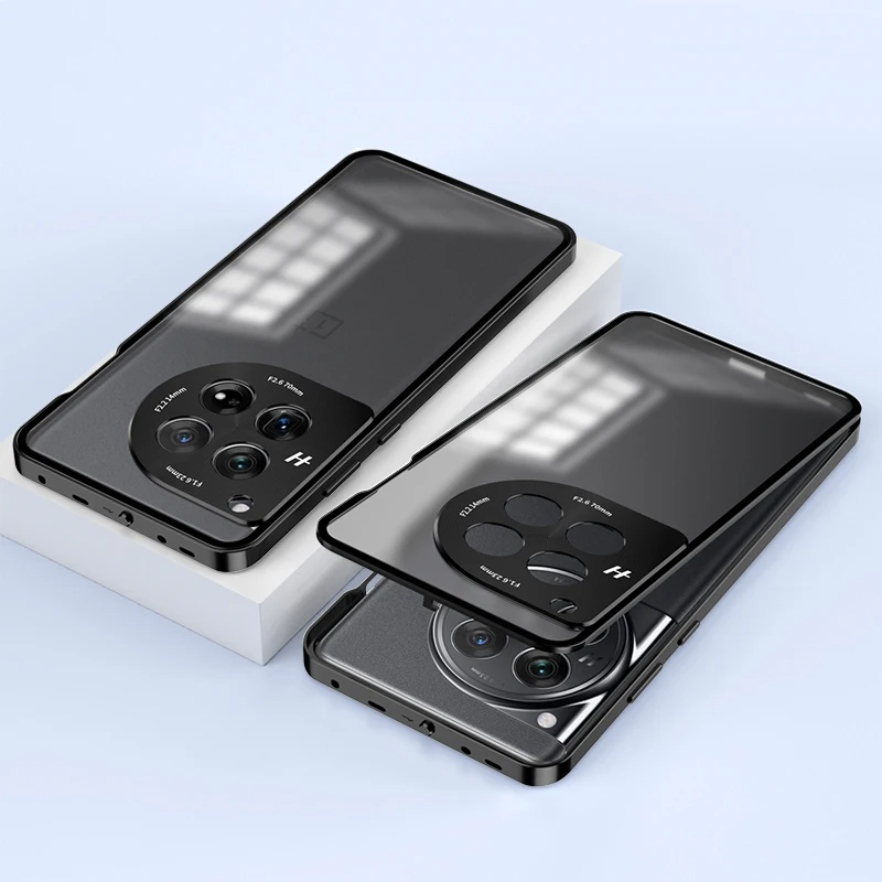 Edelstahl/Panzerglas Hülle/Case für OnePlus 13R, 13, 12R, 12, 11, 10T, 10 Pro, 9, 9 Pro, 8, 8 Pro, 8T, Nord 4, 3, 2, CE | ZITOCASES®