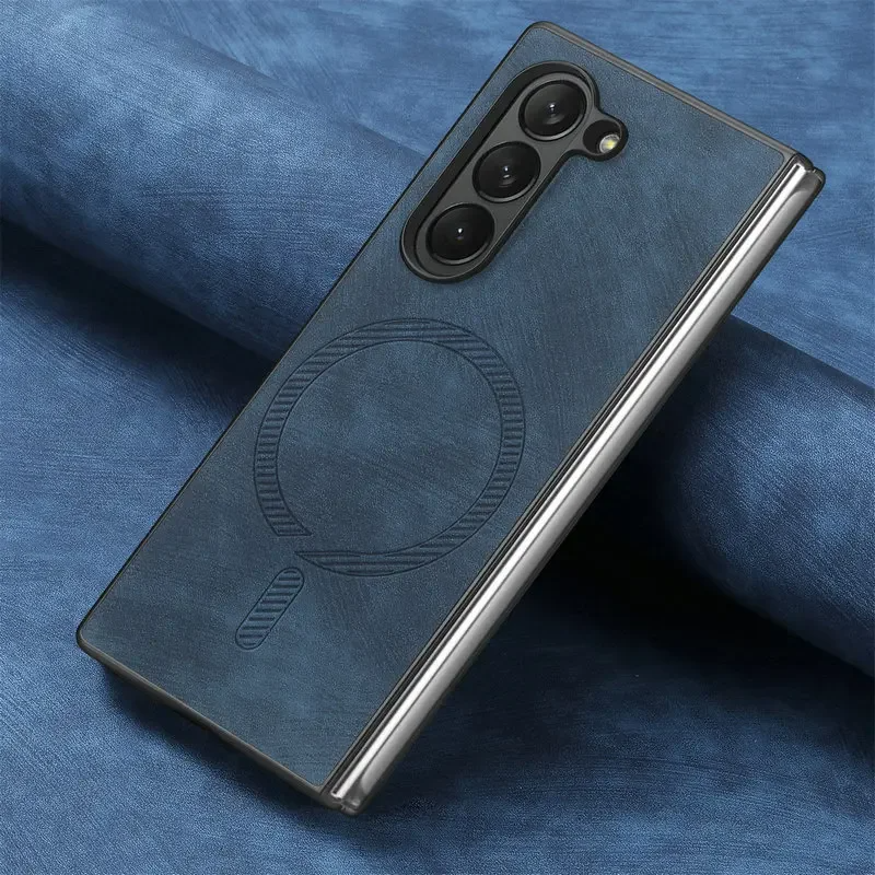 Kunstleder/Wildleder MagSafe/Magnet Hülle/Case für Samsung Galaxy Z Fold 7, 6, 5, 4, 3, 2 | ZITOCASES®