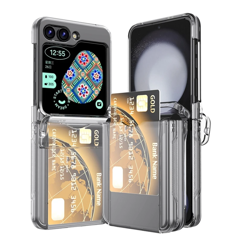 Business Hülle/Case mit Kreditkartenfach für Samsung Galaxy Z Flip 7 FE, 7, 6, 5, 4, 3 | ZITOCASES®
