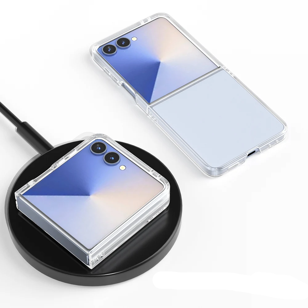 Kristallklare Hartplastik Hülle/Case für Samsung Galaxy Z Flip 7 FE, 7, 6, 5, 4, 3 | ZITOCASES®