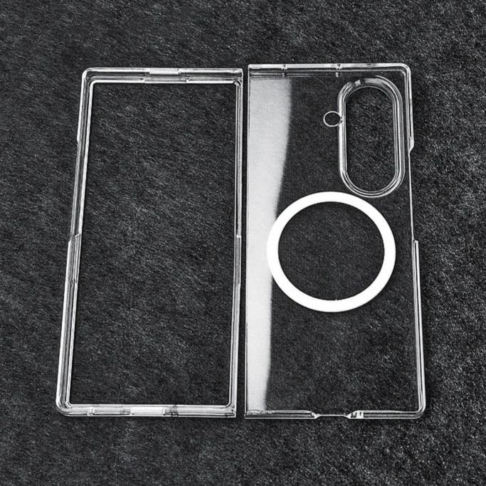 Kristallklare Hartplastik MagSafe/Magnet Hülle/Case für Samsung Galaxy Z Fold 7, 6, 5, 4, 3, 2 | ZITOCASES®