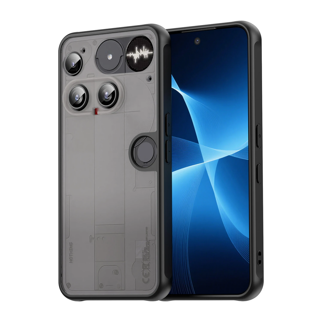 Transparente Silikon/Plastik Hülle/Case mit buntem Rahmen für Nothing Phone (3), (3a), (3a) Pro, (2), (2a), (2a) Plus, (1), CMF Phone 1, CMF Phone 2 Pro | ZITOCASES®