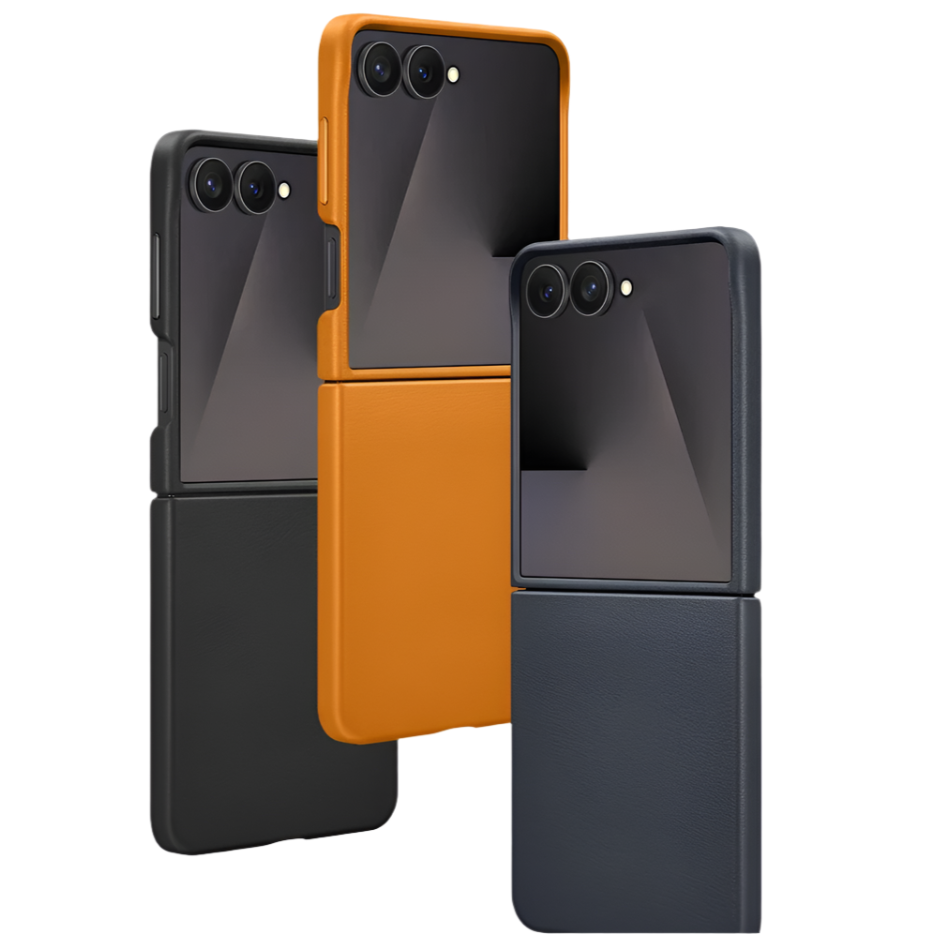 Dünne Kunstleder Hülle/Case für Samsung Galaxy Z Flip 7 FE, 7, 6, 5, 4, 3 | ZITOCASES®