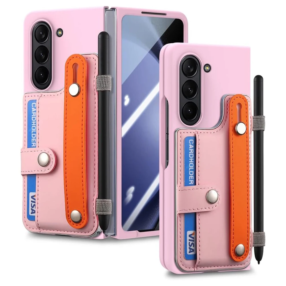 Bunte Kunstleder Hülle/Case inkl. Handschlaufe + Stifthalter für Samsung Galaxy Z Fold 7, 6, 5, 4, 3, 2 | ZITOCASES®