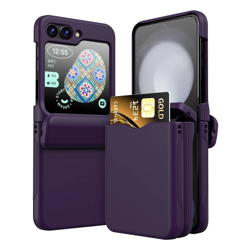 Business Hülle/Case mit Kreditkartenfach für Samsung Galaxy Z Flip 7 FE, 7, 6, 5, 4, 3 | ZITOCASES®