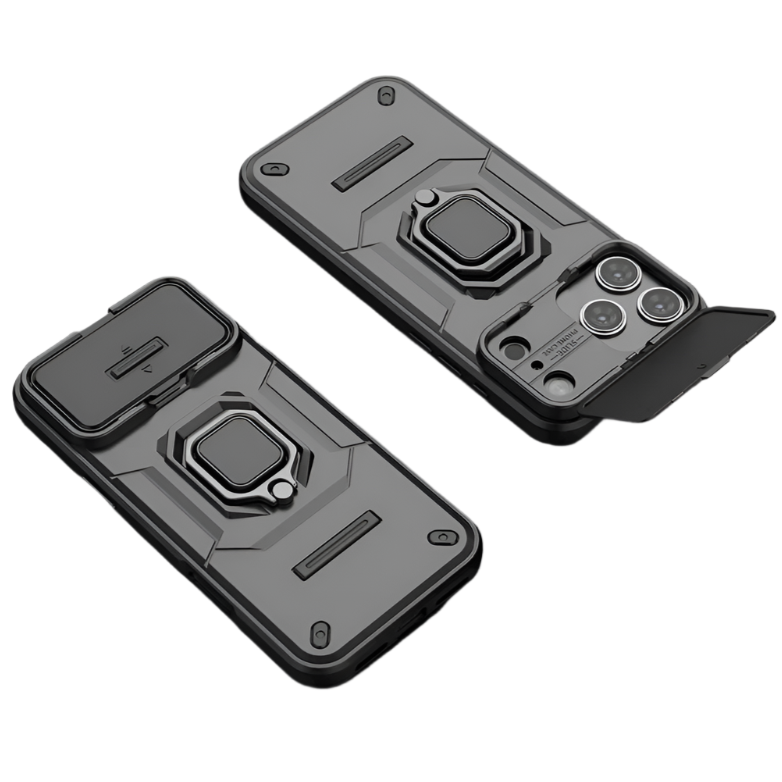 Magnetische Outdoor Hülle/Case mit klappbarer Kameraabdeckung für iPhone 17 Pro, 17 Pro Max | ZITOCASES®