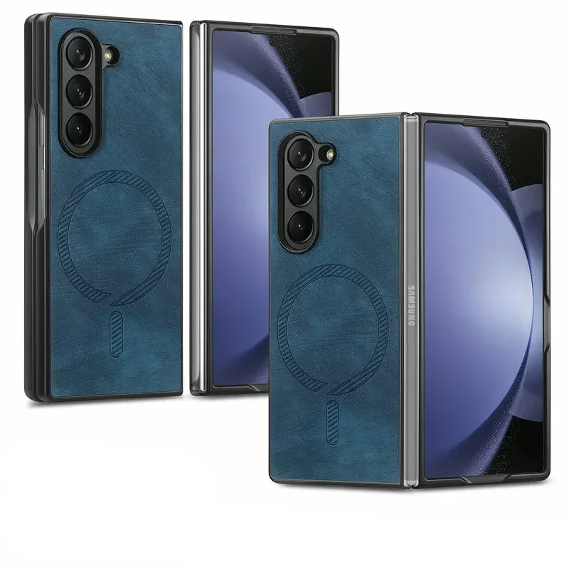 Kunstleder/Wildleder MagSafe/Magnet Hülle/Case für Samsung Galaxy Z Fold 7, 6, 5, 4, 3, 2 | ZITOCASES®