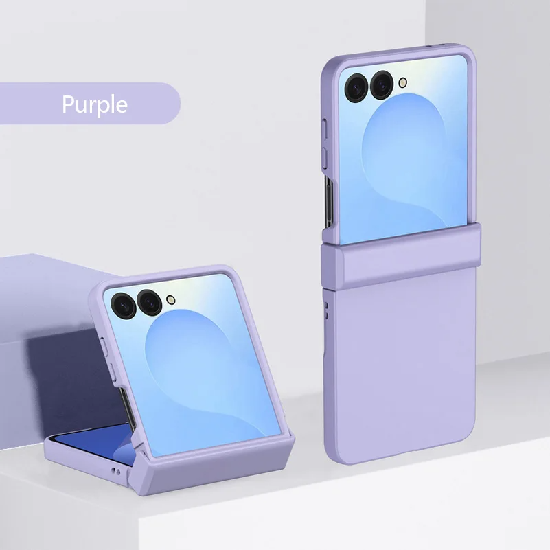 Bunte Plastik Hülle/Case inkl. Kantenschutz für Samsung Galaxy Z Flip 7 FE, 7, 6, 5, 4, 3 | ZITOCASES®