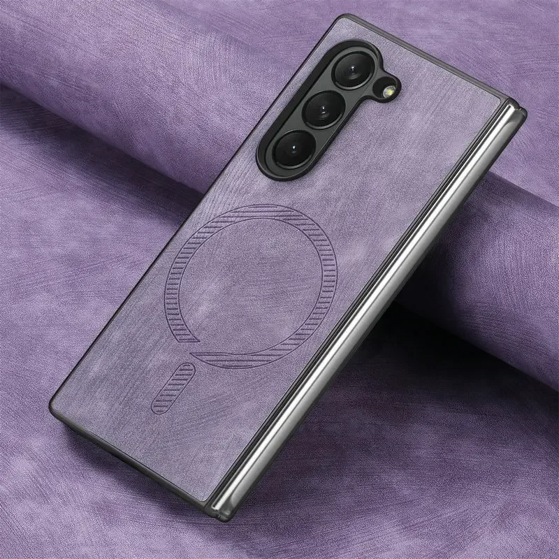 Kunstleder/Wildleder MagSafe/Magnet Hülle/Case für Samsung Galaxy Z Fold 7, 6, 5, 4, 3, 2 | ZITOCASES®